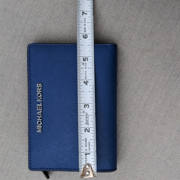 Michael Kors MD Studded TZ Satchel Handbag with Wallet Blue - Picture 3 of 12